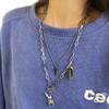 Trendy Multilayer Hip Hop Long Chain Necklace For Women Men  Simple Versatile Sweater Chain Jewelry Accessories Gifts