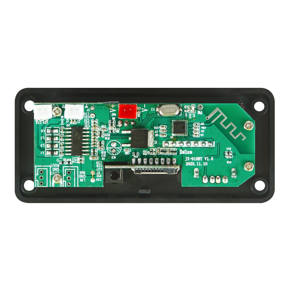 Suur värviline ekraan Bluetoothi ​​ja võimsusvõimendiga 2 * 25 W koos kõnede salvestamise kadudeta auto Mp3 dekoodri tahvli mooduliga