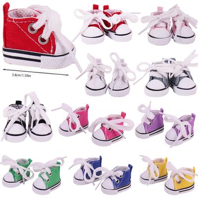 3.8cm Bebek Ayakkabıları 17cm Peluş Bebek Giysileri Aksesuarları Kız Çocuk Oyuncakları Noel Festivali Doğum Günü Hediyesi