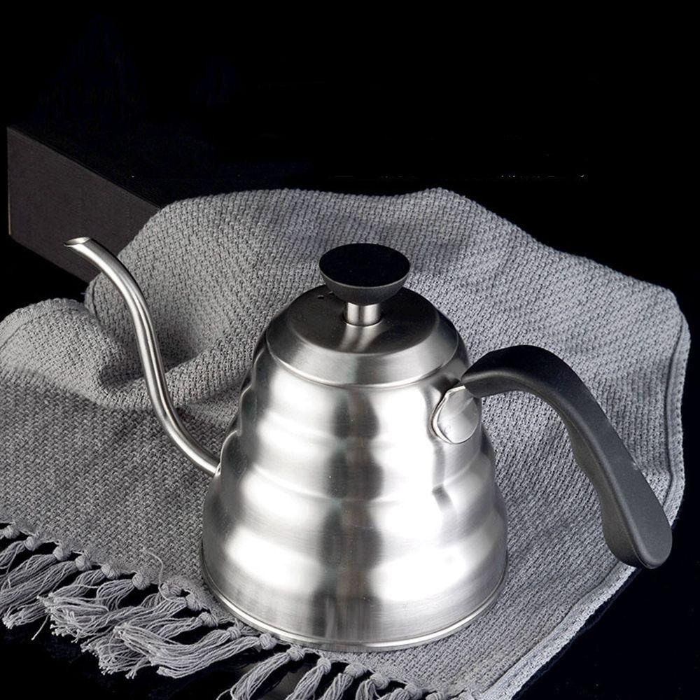 304 Stainless Steel Gooseneck Kettle Long Narrow Spout Drip Coffee Kettle  Tea Brewing