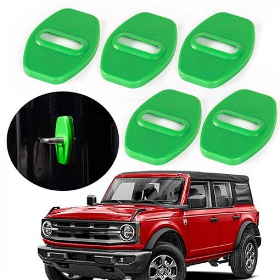 Door Lock Cover Buckle Decor Trim For Ford Bronco Green For F-150 F150 2021-22