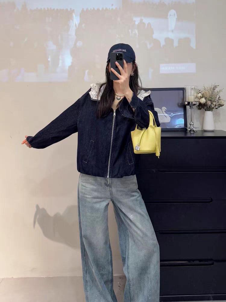 2025 Europäische Frühlings-Denimjacke mit Kapuze für Damen - Lockere Passform, Trendiges Design