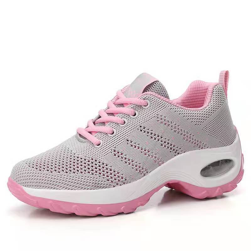 New Spring and Autumn Air Cushion Women's Shoes Comfortable Light Casual Fashionable Versatile Thick Sole Breathable Factory