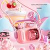 1pc Cute Camera-Shaped Water Bottle, Tritan Big Belly Cup with Carry Strap and Adjustable Shoulder Sling for Hiking, Camping, Party Gifts