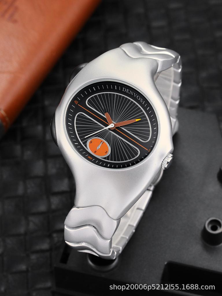 Reloj Y2K Millennium con Forma Especial Retorcida Estilo Reloj Retro de Nicho
