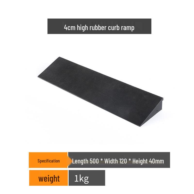 Slope Assist Rubber Threshold Pad for Home and Car