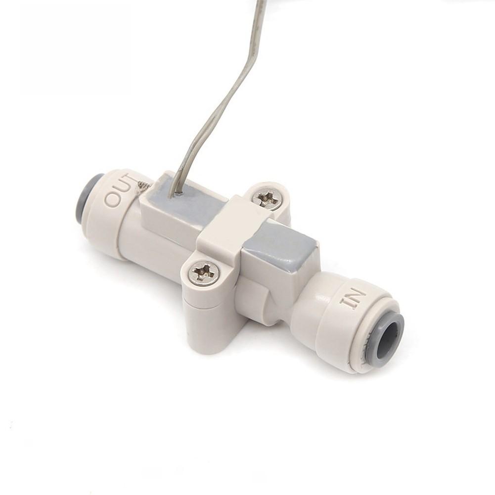 ZJMFSS 2S0 Low Flow Start Flow Switch with Normally Open Circuit and 2 Point Quick Connector for Pure Water and Fast Response
