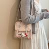 Schoolbag Sweet Color Matching Lace Backpack Women's 1011 New Age Reduction Multi-purpose Hand Carry Shoulder Small Backpack Mini