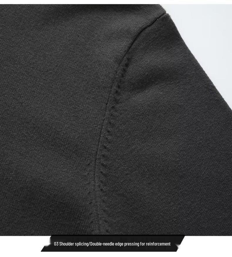 Men's Trendy High Neck Solid Color Winter Sweater - Casual Japanese Style Pullover Knitwear