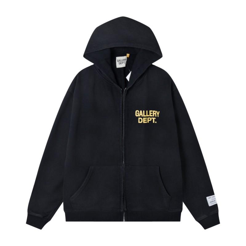 Mens Oversized Hooded Zip-Up Sweatshirt With