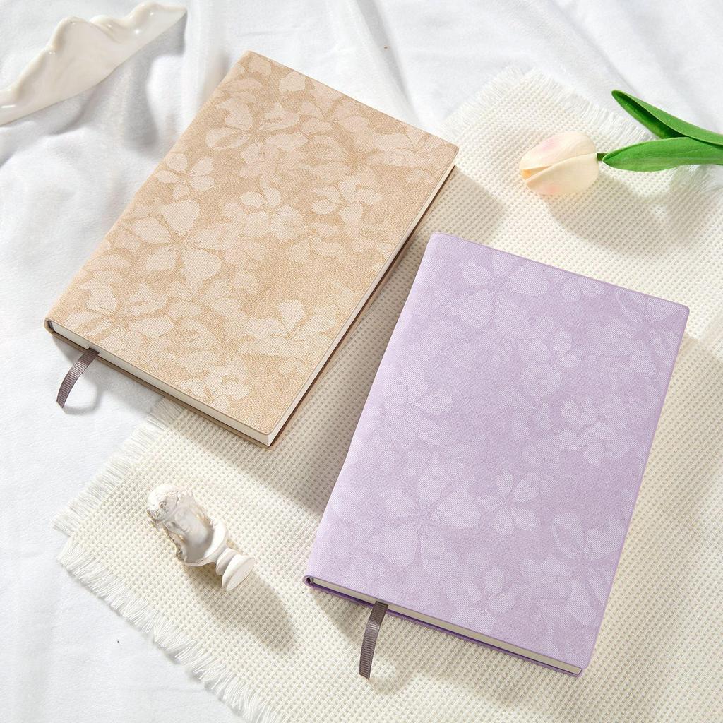 Patterned PU Leather A5 Notebook: High-Value Office Journal