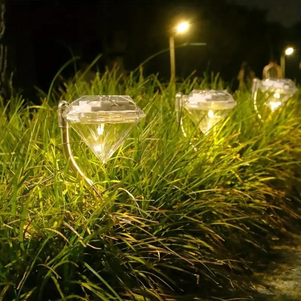 

Transparent Outdoor Solar Lights Waterproof Garden Lights Solar Brick Stone Lamp Community