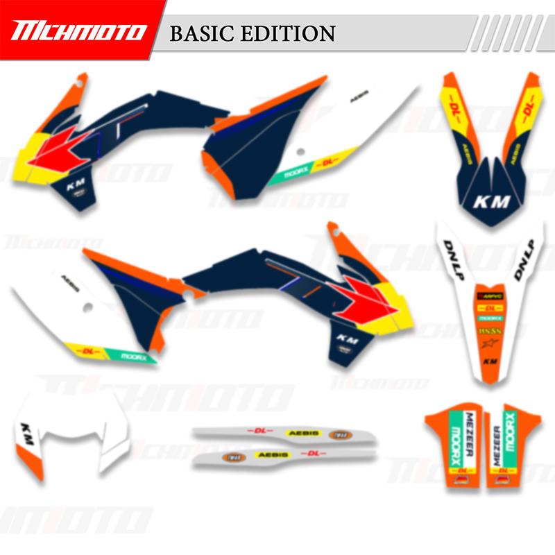 MCHMFG for KTM 125 250 300 350 450 SX SXF 2011-2025 EXC XCW 2012-2026 Motorcycle Graphics Backgrounds Decals Stickers Kits