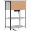 Nightstand Grey Sonoma 55 x 31 x 76 cm Particleboard