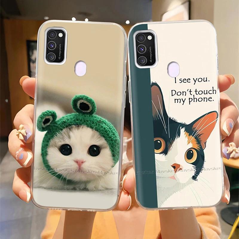 For Samsung Galaxy M21 M31 Case Soft TPU Soft Silicone Fashion Phone Case For Samsung M21 M31 Funda Luxury Back Cover Coque Para