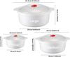 Microwave Oven Special Box Heated Soup Pot RiceSteamed Hot SteamedBuns with Lid Eco-friendly FoodGrade KitchenTool