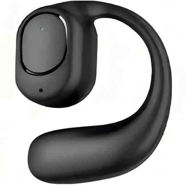 Universal Wireless Bluetooth Bone Conduction Earbuds - Clip-on, Non-In-Ear Design with Extended Battery Life for Sports