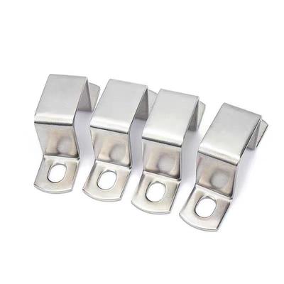 Bride de Serrage Carrée en Acier Inoxydable 304, Support de Tuyau en Forme de U