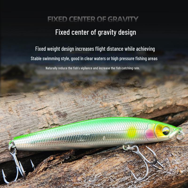 Señuelo Lápiz Hundido para Lanzamiento a Larga Distancia: Cebo de Pesca Multicapa de 8g, 11.5g, 16.5g con Boca Inclinada para Todas las Áreas de Agua