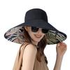 European and American New Double-sided Bucket Hat Women's Summer Widened Brim Sun Hat Fashion Sunscreen Sun Hat