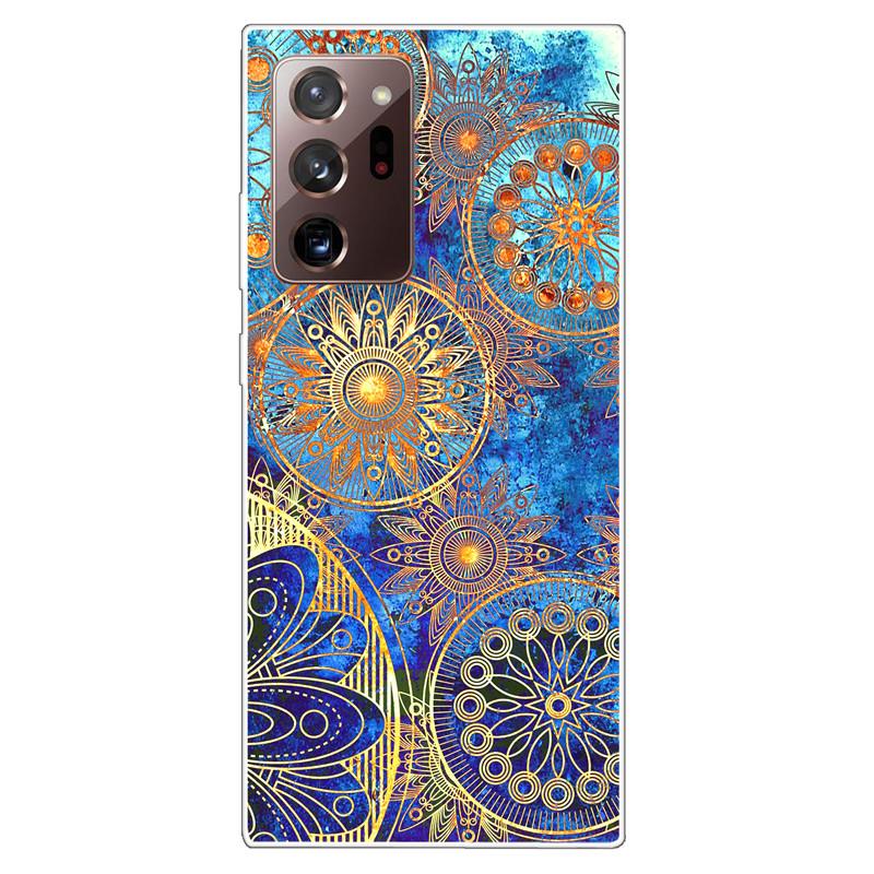 Soft Cover For Samsung Note 20 Ultra Case S20 FE TPU Print Cat Silicone Cases for Samsung Galaxy Note20 M52 5G Funda Coque Clear