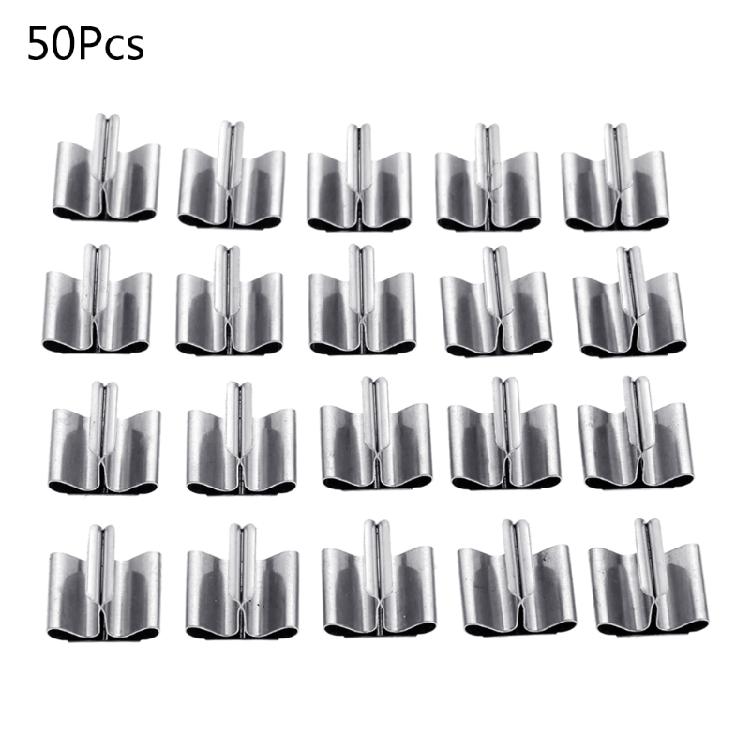 

Candle Wicks Base Clip 50pcs Metal Support Holder Bracket Festival Wedding 1