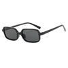 New Retro Square Small Frame Sunglasses Narrow Edge Sunshade Sunglasses for Women Simple Anti Blue Light Computer Eyeglasses