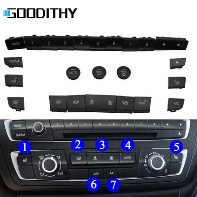 Dashboard Air AC Vent CD Player Control Cap AC Button Key Repair Kit For BMW 1 2 3 F Series F20 F21 F22 F30 F35 F34 F36 F45