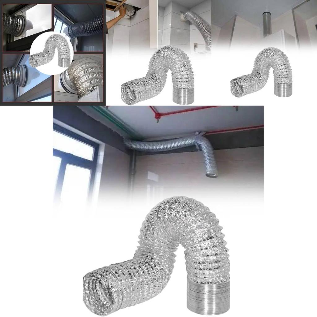 Všestranné roztažitelné hliníkové potrubí pro odsávací ventilátory s vysokou flexibilitou a tepelnou odolností