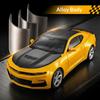 1:18 Chevrolet Camaro Sedan Alloy Die-cast Simulation Car Model Bumblebee Sports Car Model Children's Toy Car Collection