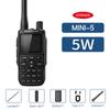 1/2PCS BAOFENG Walkie Talkie MINI-5 Upgrade UV-5R Mini 2200mAh Battery Bluetooth Programming UHF/VHF Dual PTT Ham Radio For Camp