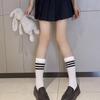 Japanese White Jk Tube Socks Sweet College Style Striped Socks Velvet Calf Socks Women'S Knee Socks Ins Style