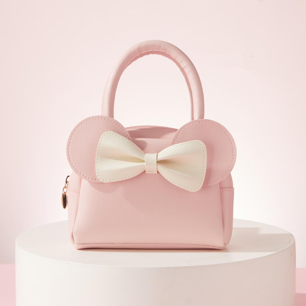 New Children'S Handbag Little Girl'S Accessory Bag Cute Princess Cartoon Bow Coin Purse