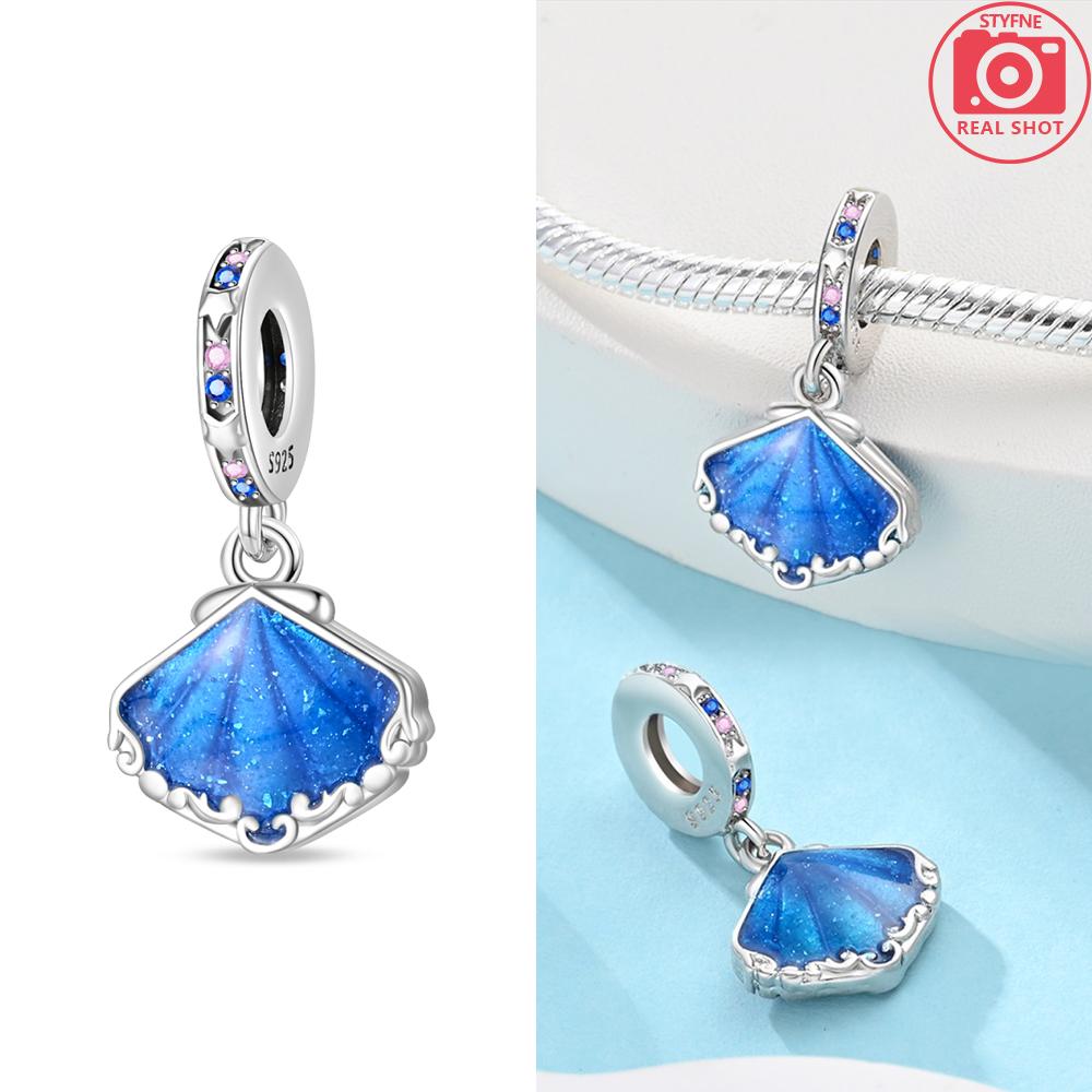 Copper Ocean World Series Sea Blue Turtle Starfish Crab Octopus Charms Bead Fit Bracelet Diy Jewelry Gift