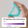 Philips Avent Babyring Silikon-Beißring (Zwei Farben: Bernsteigelb / Hellblau)
