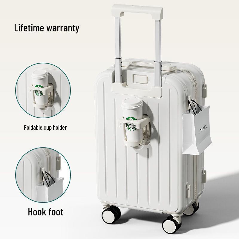Stylish & Durable Lightweight Trolley Suitcase with Combination Lock for Students, Men, and Women