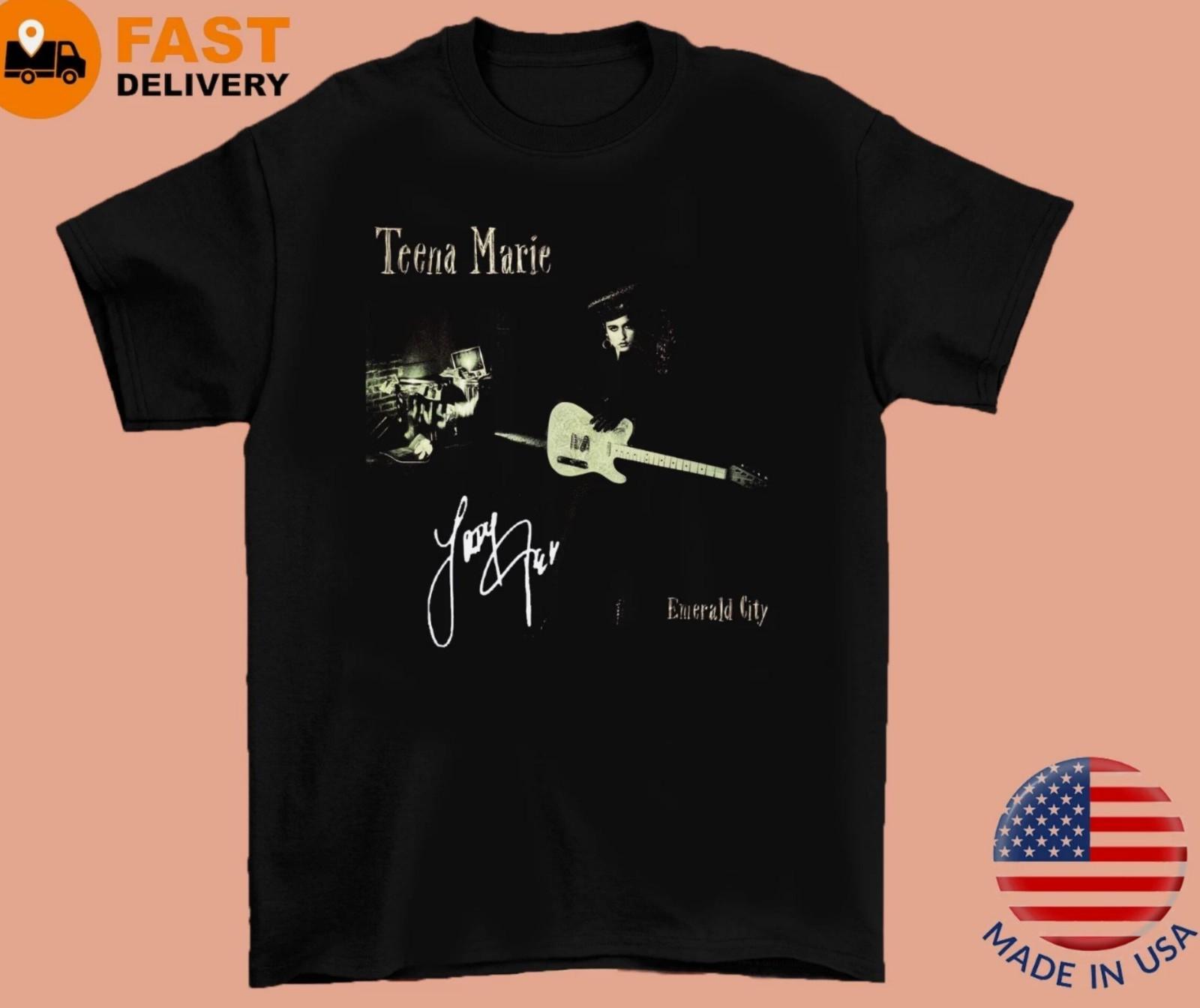 Teena Marie Emerald City Unisex Cotton T-Shirt XXXL