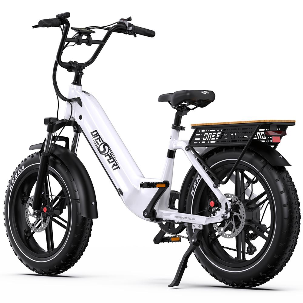 Elektrisches Fahrrad All Terrain Onesport 20" Fat Tire 48V 18AH Erwachsenen E-Bike 500W Motor Verbindung APP Shimano 7-Gang Doppelscheibenbremse OT08
