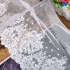 3Yard/Lot Soft Mesh Embroidery Flower Fabric 28CM Clothing Dress Underwear Home Textile Table Curtain Lace Trim DIY Accessories