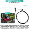 127-0713 Brake Cable Compatible with Toro 21" Recycler Lawn Mower, Fits Models 20349 20367 21319 21328 21332 21356 21356 10730 10736 17750,