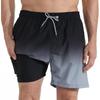 Mens Quick-Dry Board Shorts Swim Trunks With Print Design Beach Surfing Swimming Outdoor Activities