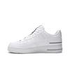 Nike Air Force 1 '07 LV8 'Added Air' (Unisex) White / White / Black Skateboard Shoes CJ1379 100