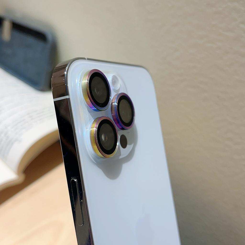 Lens Metal Ring Tempered Protector 9H Glass Film For iPhone 16 15 14 Plus 13 12 11 Pro Max Screen Full Lens Protective Cover