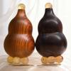 Gourd Shape Sandalwood Lotus Seedpod Massager Five Beads Design Reduce Puffiness Eye Massage Stick