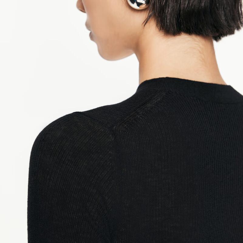 JNBY 2024 Autumn Slim Fit Wool Knit Sweater