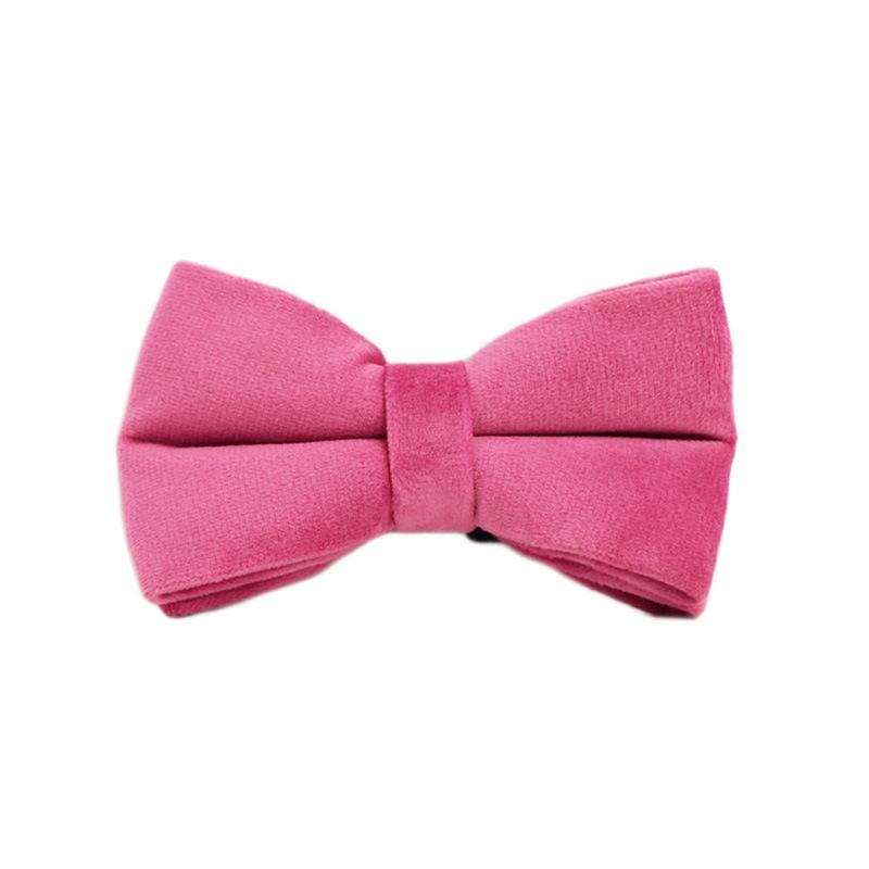 Rose Velvet Pet Collar Dog Collar Chest Back Leash Dog Chain Dog Chest Bow