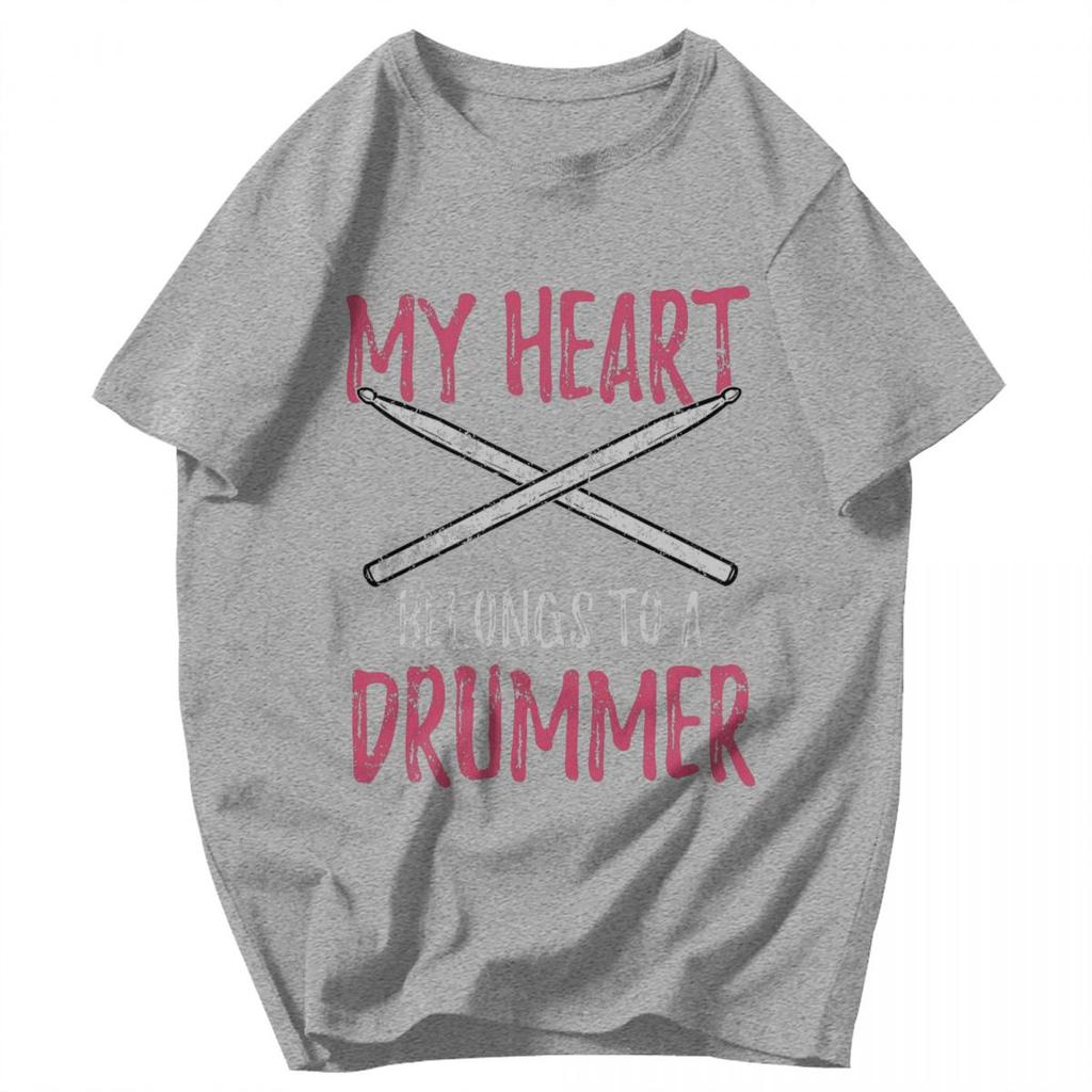 Men T Shirt Drummer Valentines Day Summer Y2K Graphic Short Sleeve Unisex Clothes T Shirts