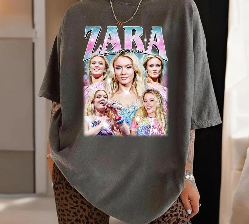 Comfort Colors Zara Larsson Bootleg Shirt, Zara Larsson Sparkle Date Tour 2026 2XL
