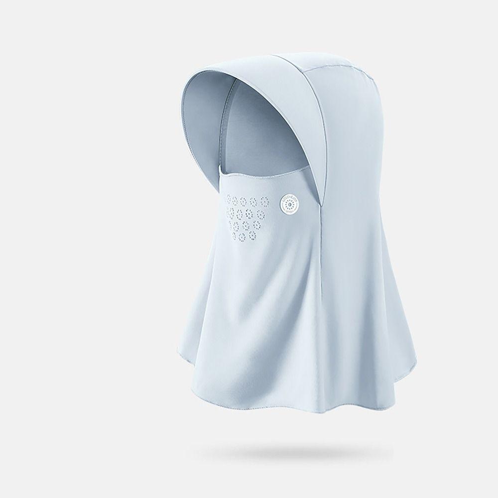 

UV Proof Face Neck Cover Scarf 3D Brim Cycling Face Mask Breathable Sunscreen Mask Outdoor синій