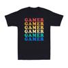 Gamer Funny Video Game Lovers Gift Vintage Retro 70's 80's Style Men's T-Shirt